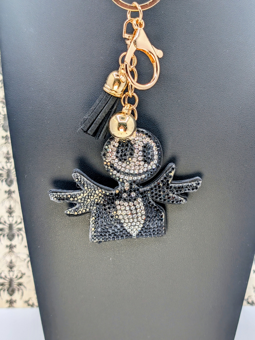 Nightmare Before Christmas Rhinestone Halloween Keychain Bag Charm